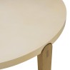 Table à manger ronde GREGOIRE en chêne naturel 121x121cm