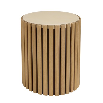 Table d’appoint GREGOIRE ronde 44x44cm en béton
