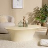 Table basse GREGOIRE en béton beige