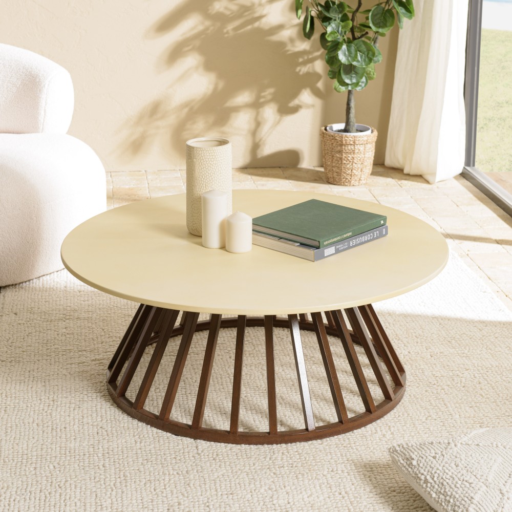 Table basse GREGOIRE 100x100cm acier rouille Table basse GREGOIRE 100x100cm acier rouille