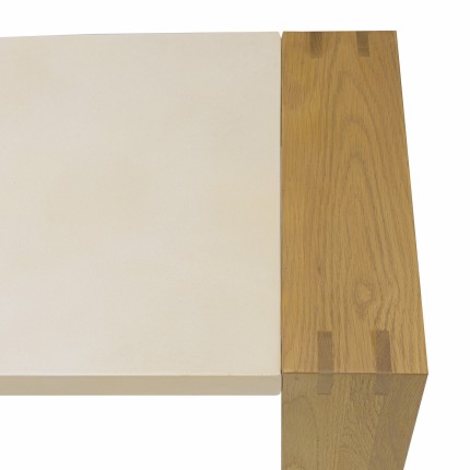 Banc GREGOIRE en chêne naturel 162x40cm