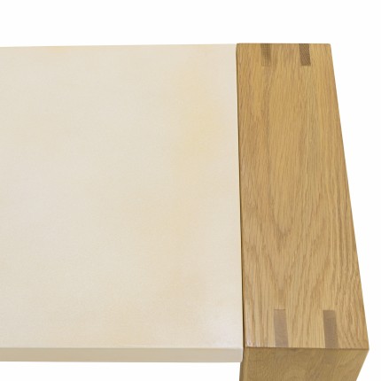 Banc GREGOIRE en chêne naturel 202x40cm