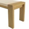 Banc GREGOIRE en chêne naturel 202x40cm