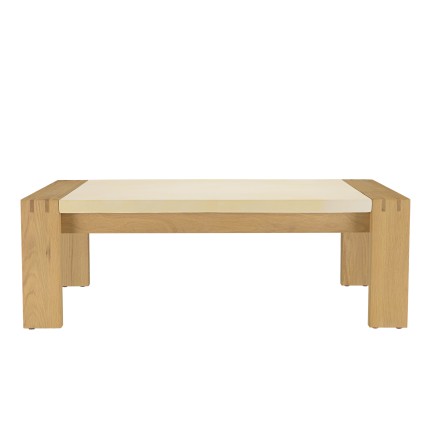 Table basse GREGOIRE en chêne 122x70cm