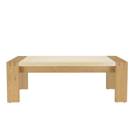 Table basse GREGOIRE en chêne 122x70cm