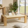 Table basse GREGOIRE en chêne 122x70cm