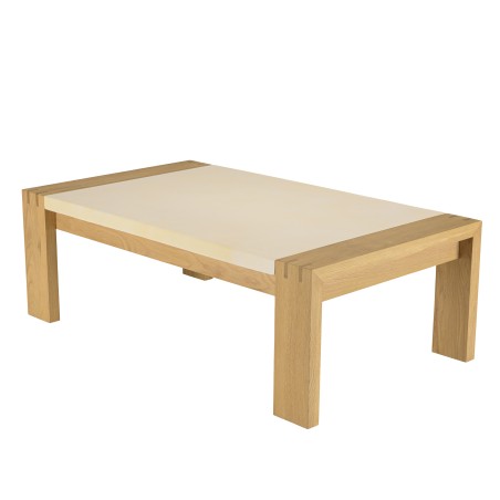 Table basse GREGOIRE en chêne 122x70cm