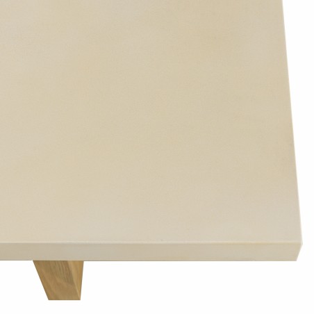 Table basse GREGOIRE - Béton beige et chêne - Conseils d'entretien