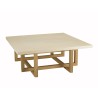 Table basse GREGOIRE - Béton beige et chêne - Conseils d'entretien