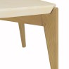 Table basse GREGOIRE rect. angles biseautés 130x70cm