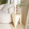 Tabouret GREGOIRE en béton beige - Conseils d'entretien inclus