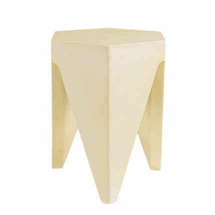 GREGOIRE Stool - Beige Concrete - Elegant and Versatile