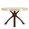 GREGOIRE Dining Table 120x120cm - Concrete Top & Steel Legs