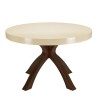 GREGOIRE Dining Table 120x120cm - Concrete Top & Steel Legs