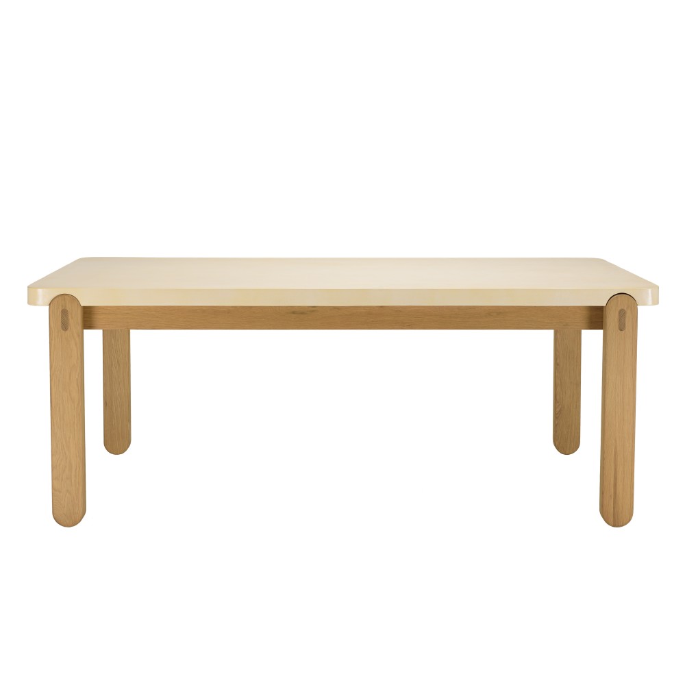 Table à manger GREGOIRE - Chêne naturel 200x101cm Table à manger GREGOIRE - Chêne naturel 200x101cm