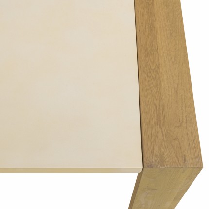 GREGOIRE Rectangular Dining Table in Oak 200x100cm with Concrete Top