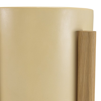 Pot de fleur béton beige GREGOIRE H55cm