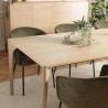 Table à manger MAXENCE 220x100cm naturelle