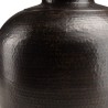 Vase HONORE en aluminium cuivre noir antique martelé