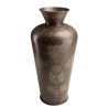 Vase HONORE en aluminium - Cuivre foncé patiné - L40cm H85cm