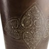 HONORE Aluminium Vase L40cm H85cm Dark Copper