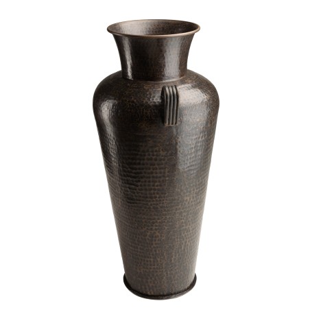 Vase alu HONORE 45cm cuivre noir antique
