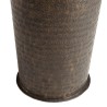 Vase alu HONORE 30cmx85cm cuivre noir antique