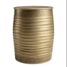 Table d'appoint HONORE alu laiton foncé L33cm H45cm