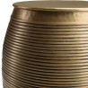 HONORE Aluminium Side Table L40cm H45cm Dark Brass Color
