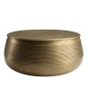 HONORE Round Aluminium Coffee Table 70 x 70 cm - Dark Brass Color