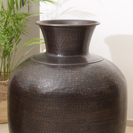 HONORE Aluminium Vase - Antique Black Copper - L60cm x H70cm