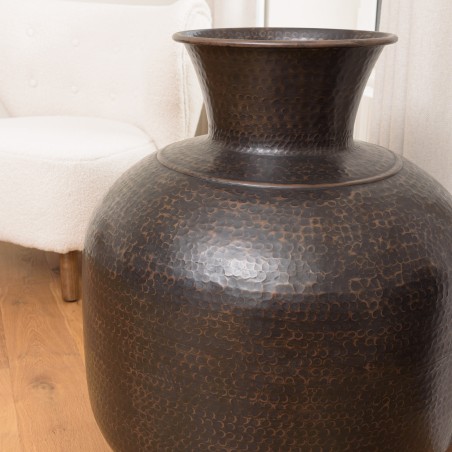 HONORE Aluminium Vase - Antique Black Copper - L60cm x H70cm