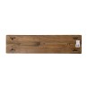 SIXTINE - Brown Wall Coat Rack 3 Hooks Recycled Teak and Metal