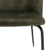 TOM - Set of 2 Pine Green Velvet Chairs | Cozy and Elegant Design
