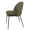 Lot 2 chaises velours vert sapin TOM