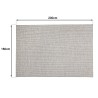 Quentin Rectangular Rug 160x230cm - White/Heather Grey