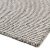 Tapis QUENTIN en laine tissée blanc/gris chiné 200x290cm