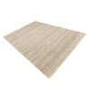 Quentin Rectangular Rug - Woven Wool, White & Khaki, 160x230 cm