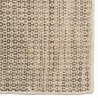 Tapis QUENTIN en laine tissée blanc et kaki 200x290cm