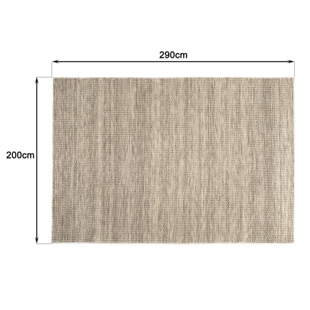 Quentin Rectangular Rug - White and Khaki, 200 x 290 cm