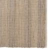 Quentin Rectangular Rug 160x230cm - Jute & Cotton in Sand/Ivory/Black
