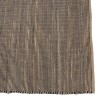 Tapis QUENTIN en jute et coton 200x290cm - Sable et noir
