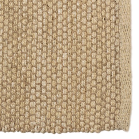 Tapis QUENTIN 160x230cm en jute et coton beige