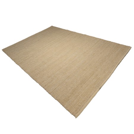 Tapis QUENTIN 160x230cm en jute et coton beige