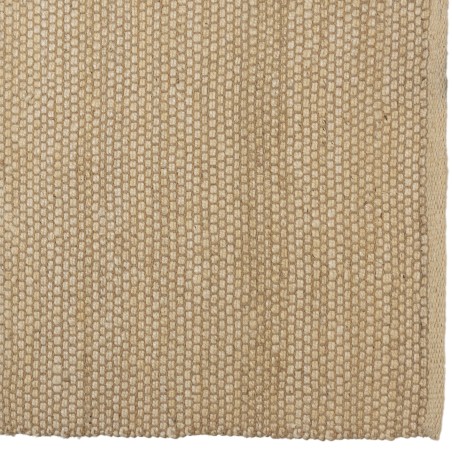 Quentin Rectangular Rug 200x290cm - Beige Jute and Cotton