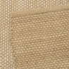 Tapis QUENTIN en jute et coton beige 200x290cm
