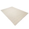 Tapis QUENTIN en laine tissée 160x230cm - couleur écru