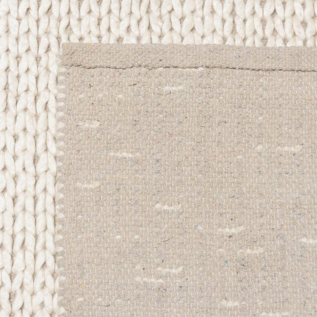 Quentin Rectangular Rug 160x230cm - Ecru Woven Wool