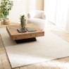 Quentin Rectangular Rug 200x290cm in Ecru Woven Wool