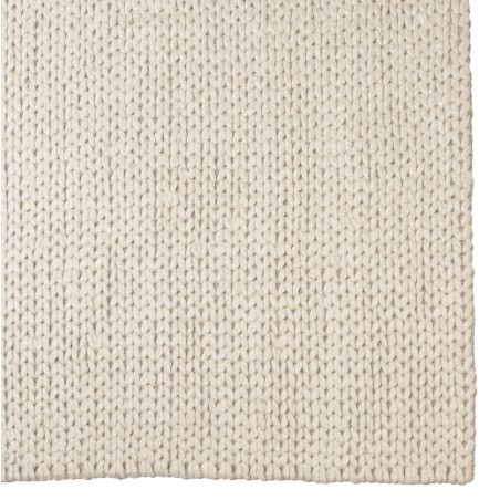 Quentin Rectangular Rug 200x290cm in Ecru Woven Wool